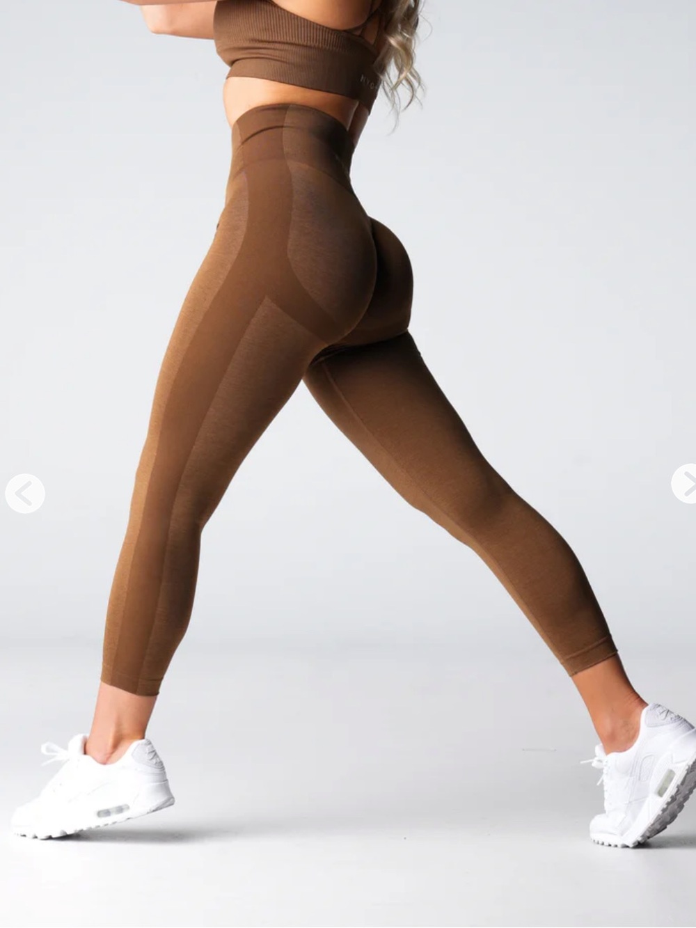 NVGTN Performance Seamless Leggings - Mocha